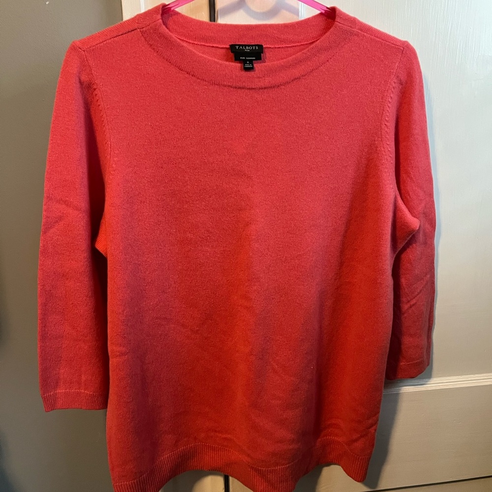 New Talbots Plus Cashmere Sweater